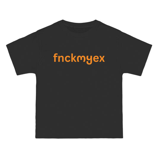 fnckmyex T-Shirt, Orange Print