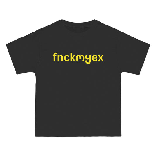 fnckmyex T-Shirt, Yellow Print
